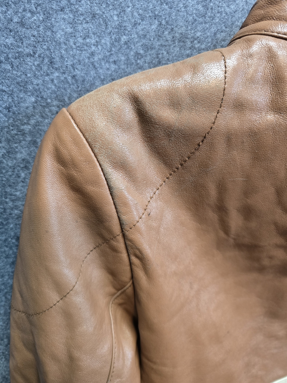 Vintage Leather Moto Jacket Small - Picture 7 of 13